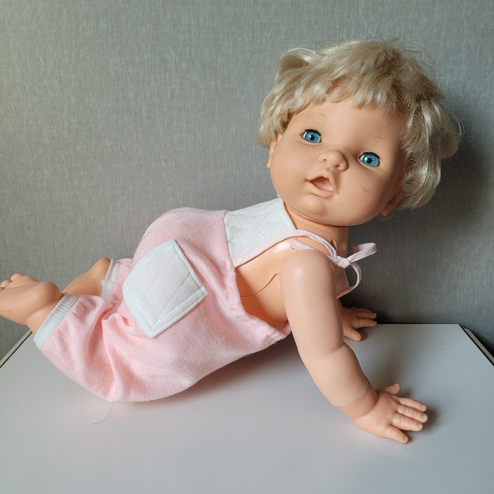 Rare Working Oopsie Daisy Doll by Tyco – Original‎ Pink Romper – Tested
